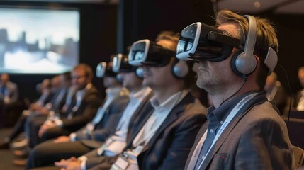 the impact of virtual reality (VR) technology on the immersive experience of future business events. 