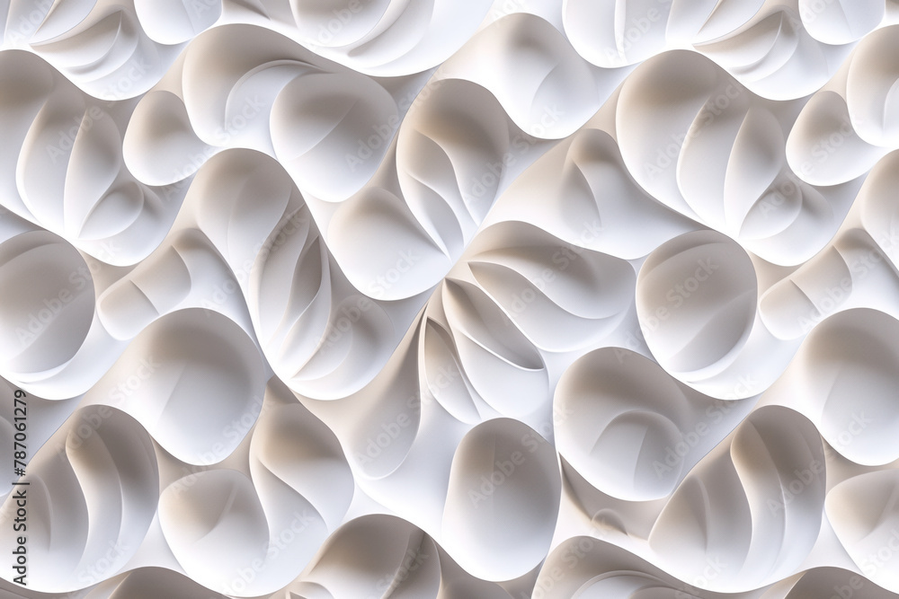 Poster sophisticated abstract irregular 3d pattern. background image. created with generative ai technology