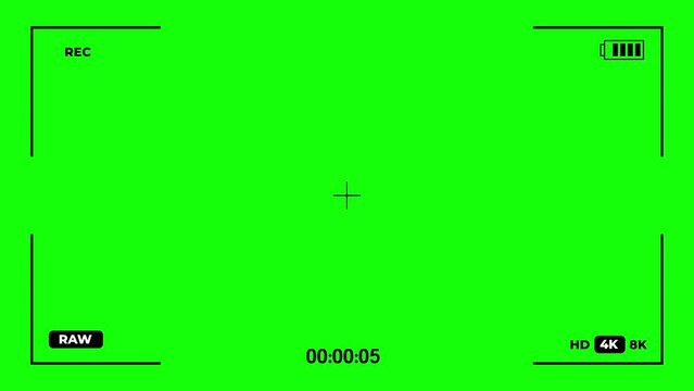 Recording Frame Camera Green Screen