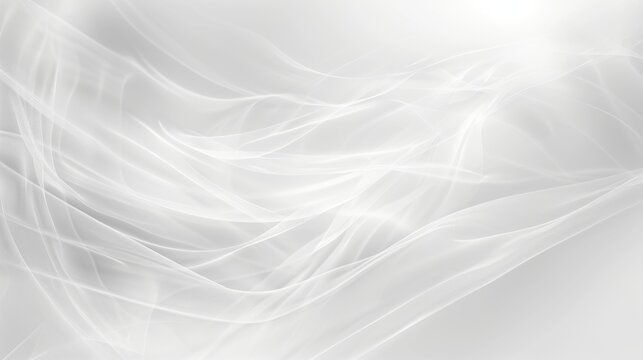 Abstract white background with smooth lines