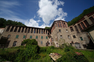 Historic paper factories near Villa Basilica, Tuscany, Italy - 787066029