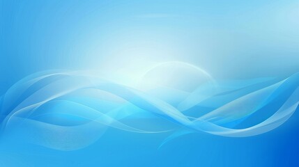 Obraz premium Blue curve abstract background vector