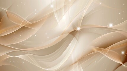 Gold Pastel Lines Abstract Background