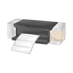 Illustration of printer 