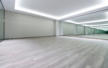 Interior of empty dance studio