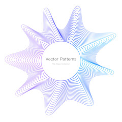 円形のグラデーション背景素材