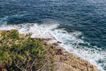 View of the beautiful Saint Jean Cap Ferrat peninsula on the French Riviera