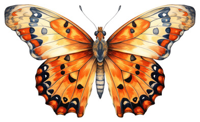 PNG Butterfly insect animal moth - obrazy, fototapety, plakaty