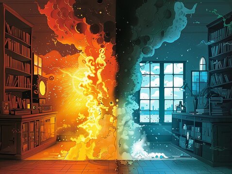 illustration of thermodynamics