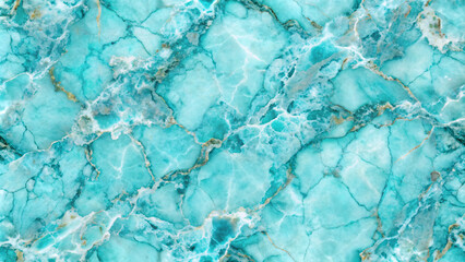 A turquoise marble surface texture with gentle reflection