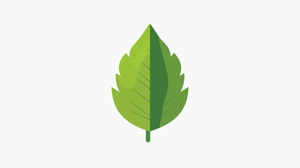 Leaf icon stock vector illustration flat design style