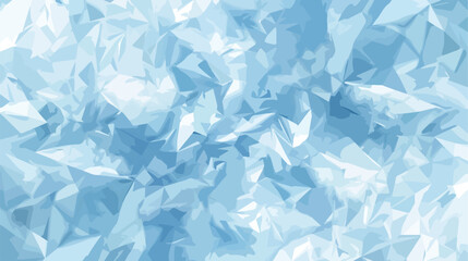 Light blue abstract geometric rumpled triangular low - obrazy, fototapety, plakaty