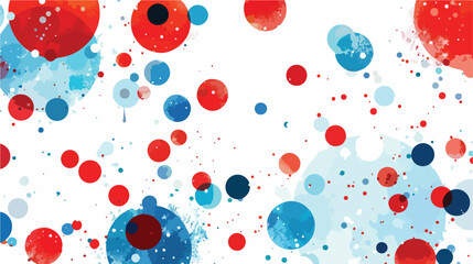 Light Blue Red vector texture with disks. Blurred dec