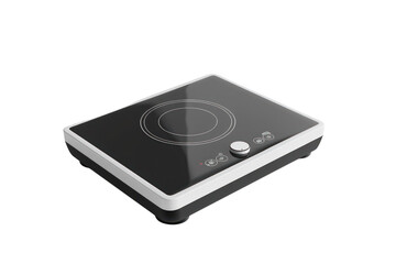 Fototapeta premium portable induction hob .isolated on white background