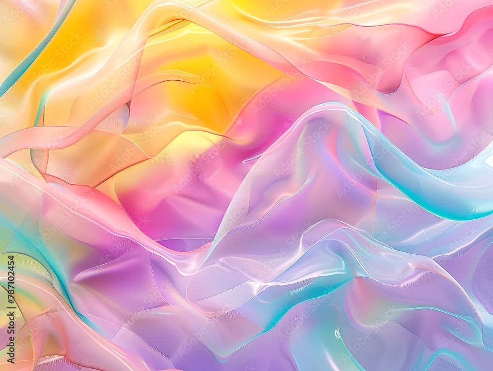 Poster blurred colored abstract background. smooth transitions of iridescent colors