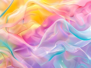 Obraz premium Blurred colored abstract background. Smooth transitions of iridescent colors
