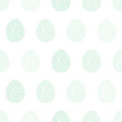 Seamless pattern with easter eggs, hand drawn illustration in watercolor style