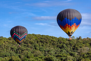 balão no céu