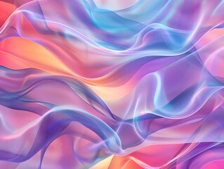 Colorful fluid gradient background blue with glass morphism