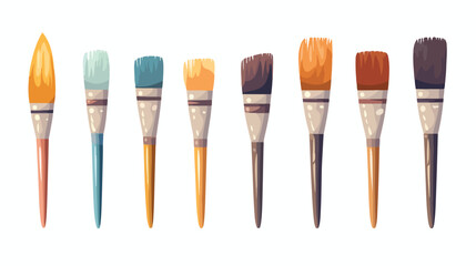 Paintbrush art creation painting tool clipart vector