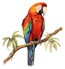 PNG Vintage drawing parrot animal sketch bird