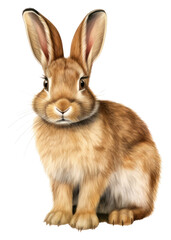 Fototapeta premium PNG Rabbit outline mammal animal