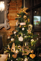 Christmas tree and Christmas decorations