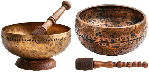 Tibetan old antique singing bowls