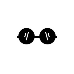 Glasses icon isolated on white background 