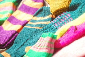 colorful baby socks