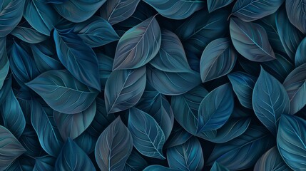 The leaves are positioned on different levels, creating volume and depth. Great design for packaging, posters, postcards, and other creative ideas.