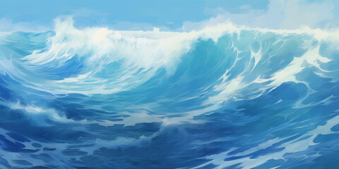 Fototapeta premium water wave