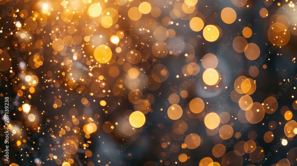 Canvas Prints Bokeh background of festive lights for New Year s and Christmas celebration