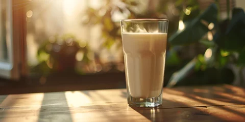 Fototapeten Glass of Milk Shake, Fruit Smoothy © Doctor