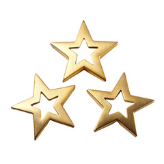 Obraz premium gold stars collection isolated