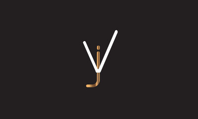 VJ, JV , J ,V, Abstract Letters Logo Monogram - obrazy, fototapety, plakaty
