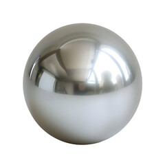 Glossy pearl isolated on transparent background