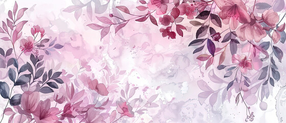 a painting of a bunch of flowers on a wall