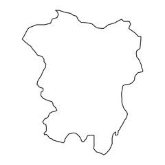 Vejen Municipality map, administrative division of Denmark. Vector illustration.