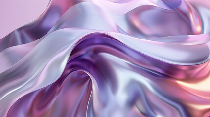 A close up of a purple and silver silk fabric with a gradient from light to dark purple.

 - obrazy, fototapety, plakaty