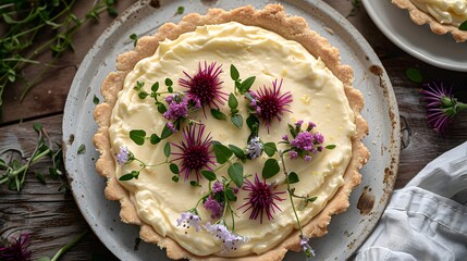 Patisserie Perfection: Lemon Curd Tartlette with French Style - 787145684