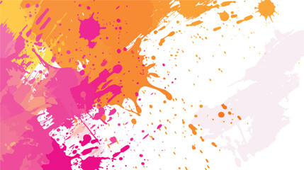 Bright modern splatter paint background abstract color
