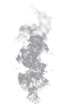 PNG  A white fire motion smoke black.