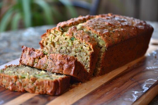 Zucchini bread fresh and delicious homemade baked bread
