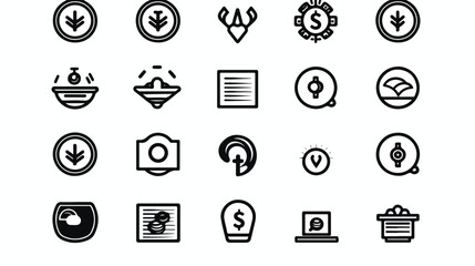 Paying icon or logo isolated sign symbol vector illustration