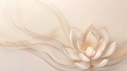 calm lotus flower background