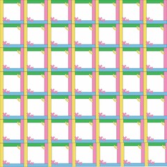 Naklejka premium Digital paper, heart paper, seamless paper, seamless pattern, pattern, boho, boho pattern, paper