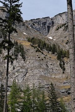 rock formations in the austrian mountains