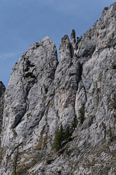 rock formations in the austrian mountains