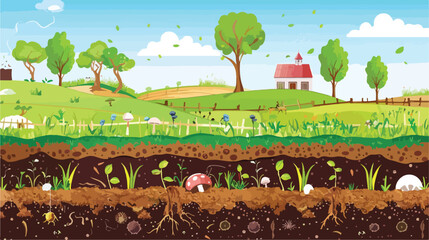 Regenerating Australian farm with soil microbe growth
